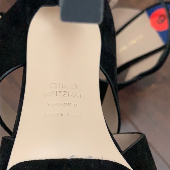 NEW Stuart Weitzman black dressy sandals - Picture 4 of 4